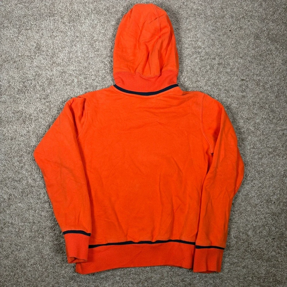 Vintage Nike Auburn Tigers Orange Hoodie Pullover Youth Small (4-6) Center Check
